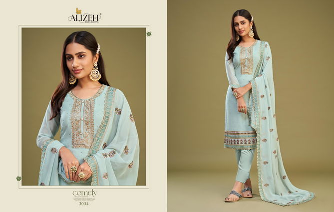 Almora Vol 9 By Alizeh Embroidery Designer Salwar Suit Wholesale Suppliers In Mumbai
